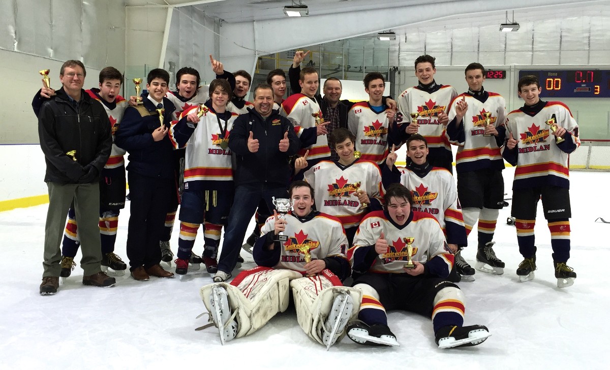 Champions of the 2015 Oro Minor Hockey Spring Tournament